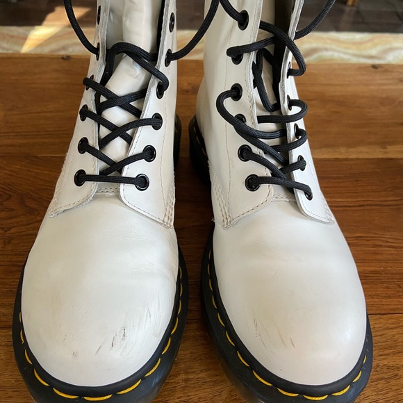 Dr Martens 1460 Womens White Womens 8 - Picture 4 of 8